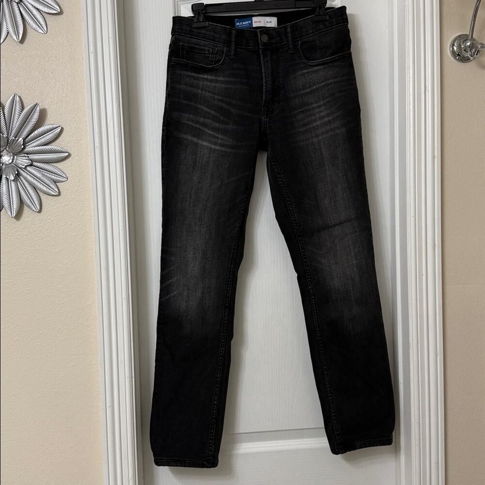 Old Navy men's 360 stretch slim black jeans size 30 X 32
